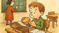 Vtip: Pepíček ve škole skloňuje housku