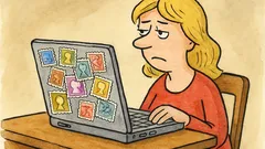 Vtip: Proč blondýna nevidí na notebook?