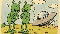 Vtip: Jak se smějou ufoni?