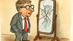 Vtip: Přijde Bill Gates k zrcadlu…