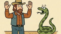 Vtip: Když Chuck Norris řekne „ruce vzhůru“…