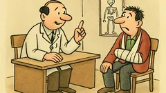 Vtip: Řekl jsem doktorovi, zlomil jsem ruku…