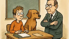 Vtip: „Honzo, kde máš úkol?“