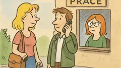 Vtip: Můžu ti zítra zavolat do práce?