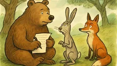 Vtip: Medvěd si píše seznam zvířat