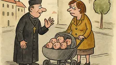 Vtip: Potká farář Aničku a ptá…