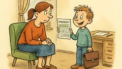 Vtip: Tak jak dopadlo vysvědčení, synku?