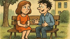 Vtip: Sedí holka a kluk na lavičce…