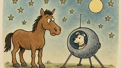 Vtip: Proč neposlali do vesmíru koně?