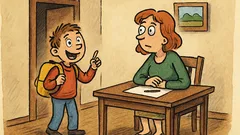 Vtip: Pepíček přišel domů se třemi jedničkami