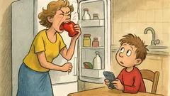 Vtip: Maminka se zakousne do papriky…