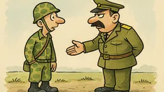 Vtip: Důstojník chce rozměnit stovku