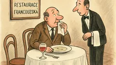 Vtip: Pán v drahé francouzské restauraci