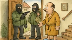 Vtip: Přijdou zloději k manželům…