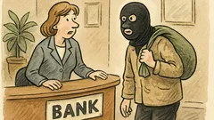 Vtip: Přijde zamaskovaný muž do banky…
