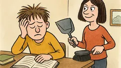 Vtip: Mně z učení praskne hlava…