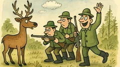 Vtip: Tři statistici loví jelena...