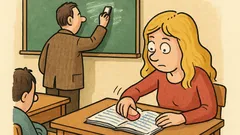 Vtip: Jak ve škole poznáte blondýnku?