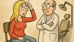 Vtip: Co se stane, když blondýnka zaťuká?