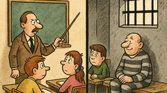 Vtip: Jaký je rozdíl mezi školou a vězením?