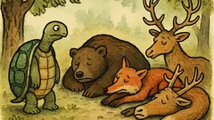 Vtip: Zvířátka v lese vypráví vtipy