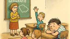 Vtip: Paní učitelka se ptá na jezero