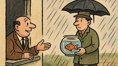 Vtip: Jano, prší venku?