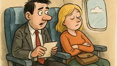 Vtip: Blondýnka a právník v letadle