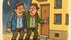 Vtip: Dva muži přišli z hospody