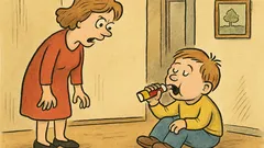 Vtip: Honzíku, co to děláš?