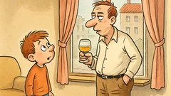 Vtip: Pepíček se ptá tatínka na opilost