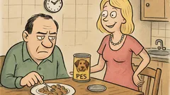 Vtip: Manžel se rýpe v jídle…