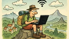 Vtip: Všude dobře, s Wi‑Fi nejlíp.