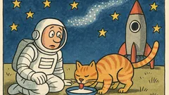 Vtip: Víte, proč kočka nesmí do vesmíru?
