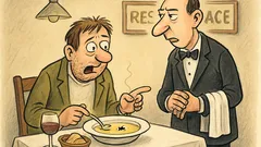 Vtip: V restauraci si host stěžuje číšníkovi…