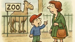 Vtip: Pepíček: Mami, kup mi velblouda!