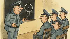 Vtip: Náčelník má s policisty fyziku...