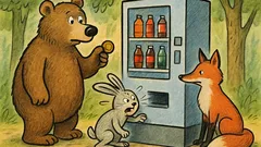 Vtip: V lese je automat...