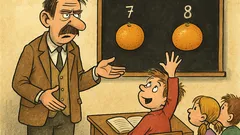 Vtip: Učitel má sedm a osm pomerančů…