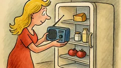 Vtip: Proč dávají blondýnky rádio do ledničky?