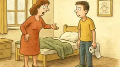 Vtip: Matka posílá Pepu ustlat postel