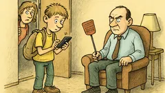 Vtip: Karlík píše mamince SMS po vysvědčení…