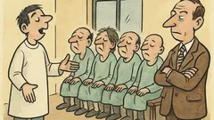 Vtip: Do blázince přijde politik na prohlídku