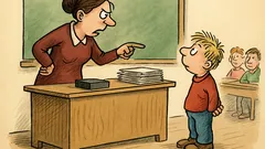 Vtip: Učitelka volá Pepíčka ke katedře…