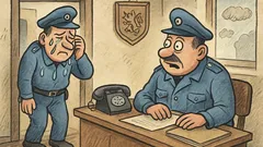 Vtip: Ráno nastupuje policista do služby…