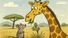 Vtip: Žirafa potká myš a říká…