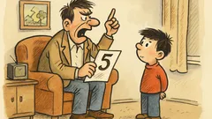 Vtip: Když Pepíček donese domů pětku…