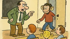 Vtip: Učitel kárá žáka za pozdní příchod