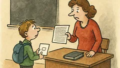 Vtip: Jde Pepíček do školy s úkolem