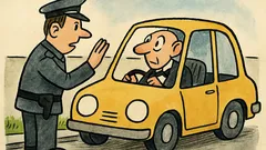 Vtip: Policista ke Spejblovi: Nesvítí vám světla